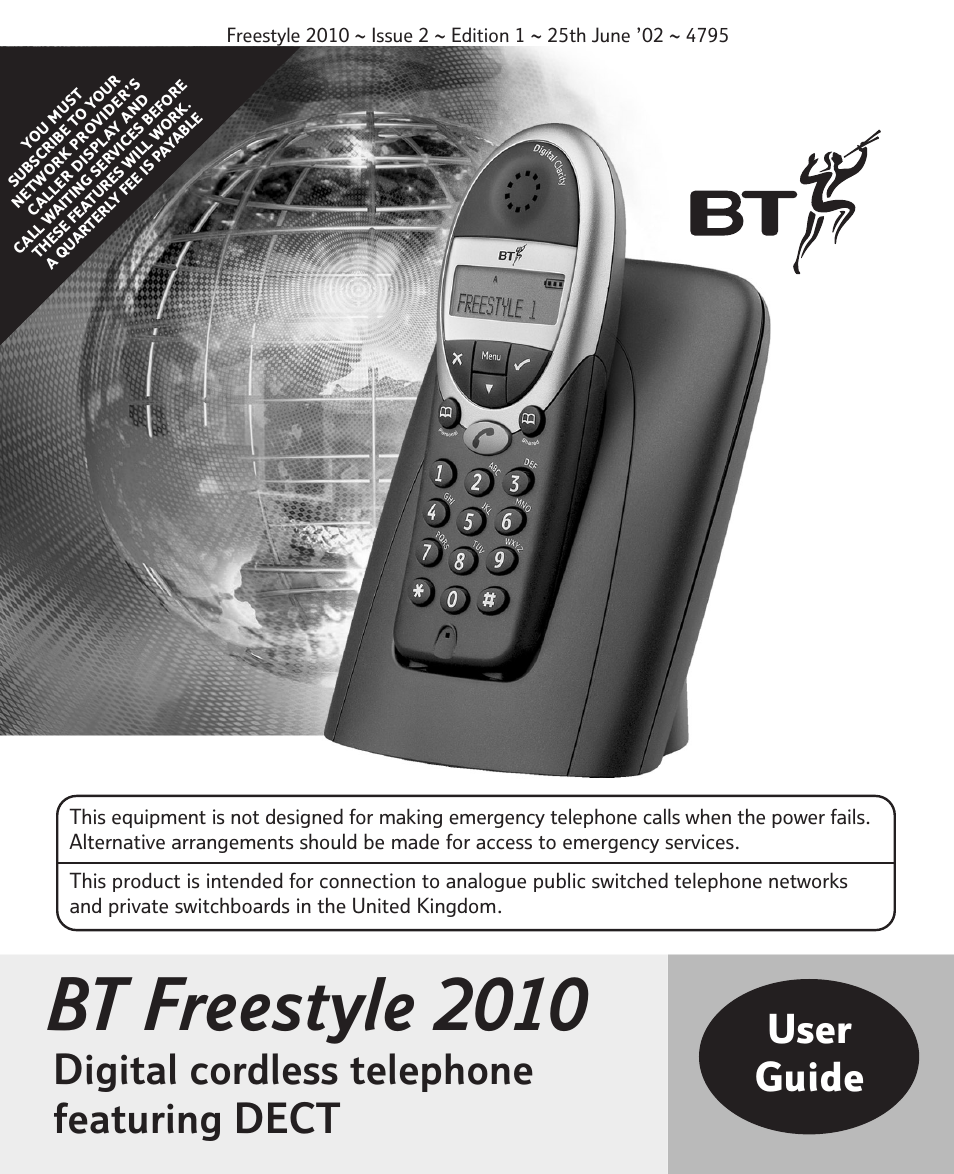 BT 2010 User Manual | 48 pages