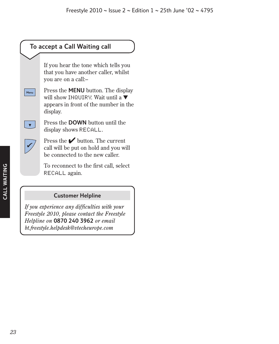 BT 2010 User Manual | Page 26 / 48