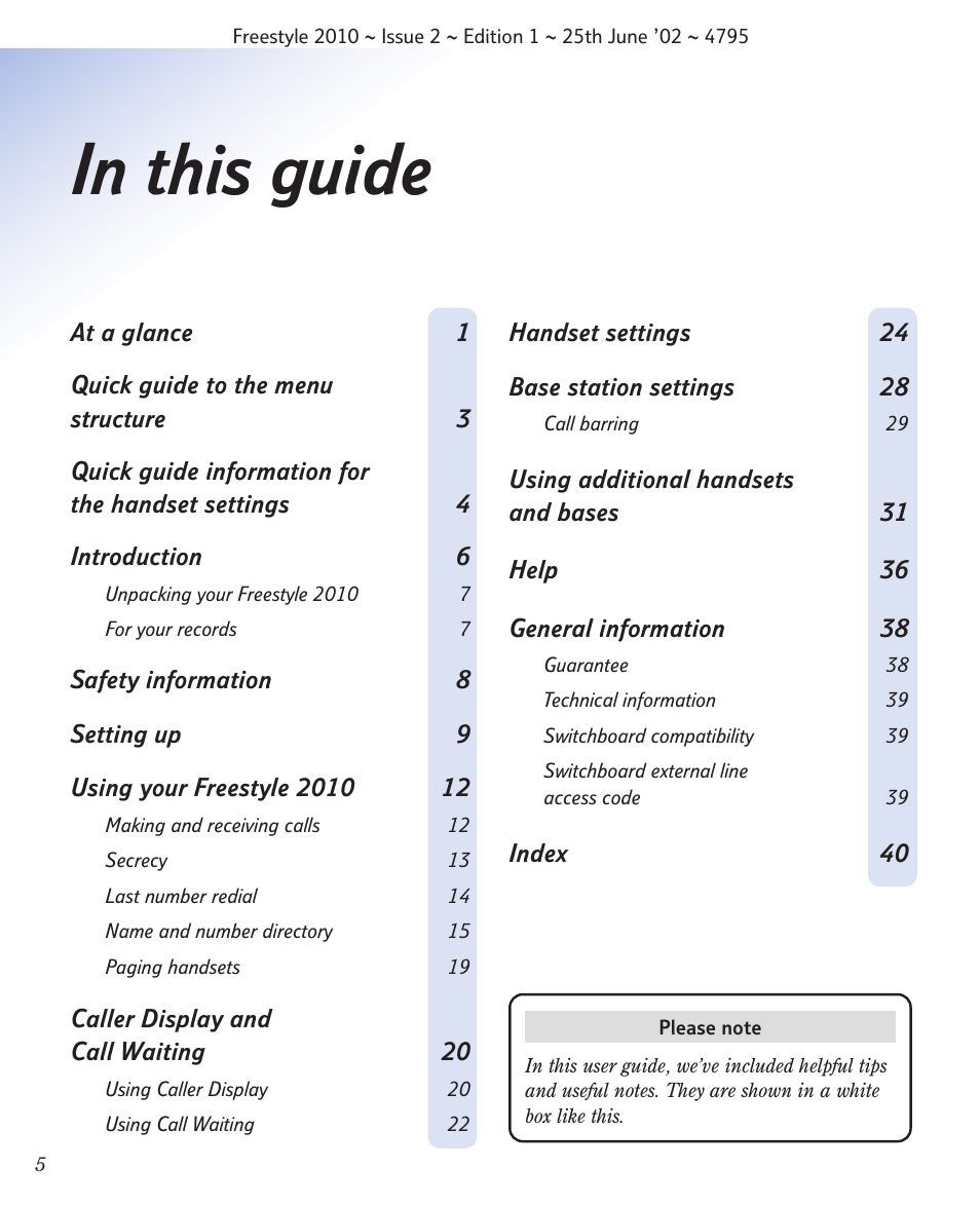 BT 2010 User Manual | Page 8 / 48