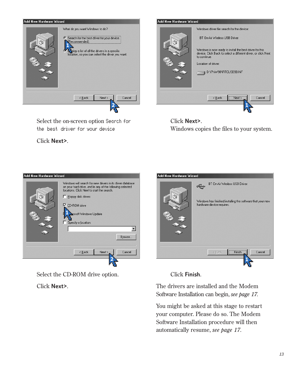 BT 1800 User Manual | Page 13 / 58