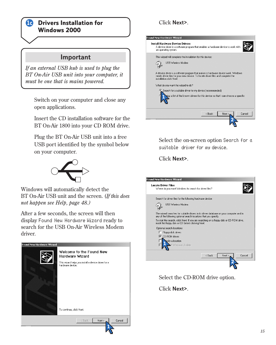 BT 1800 User Manual | Page 15 / 58