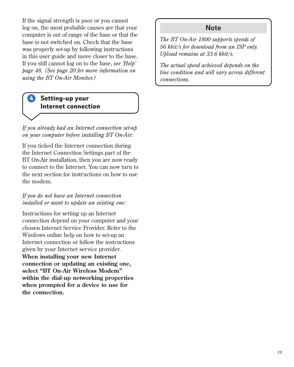 BT 1800 User Manual | Page 19 / 58