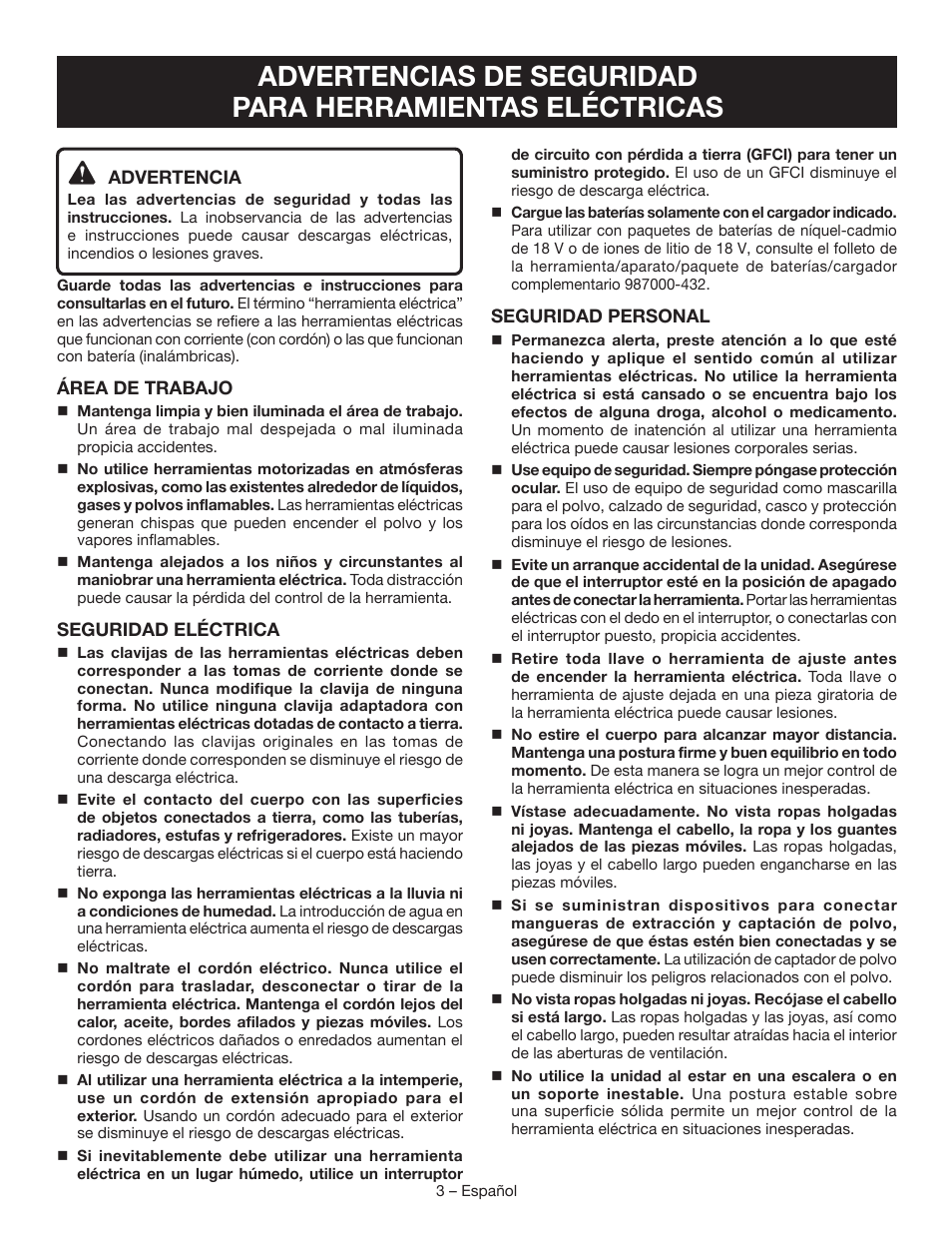 Ryobi P521 User Manual | Page 23 / 36