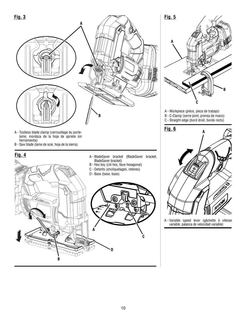 Ryobi P523 User Manual | Page 24 / 28