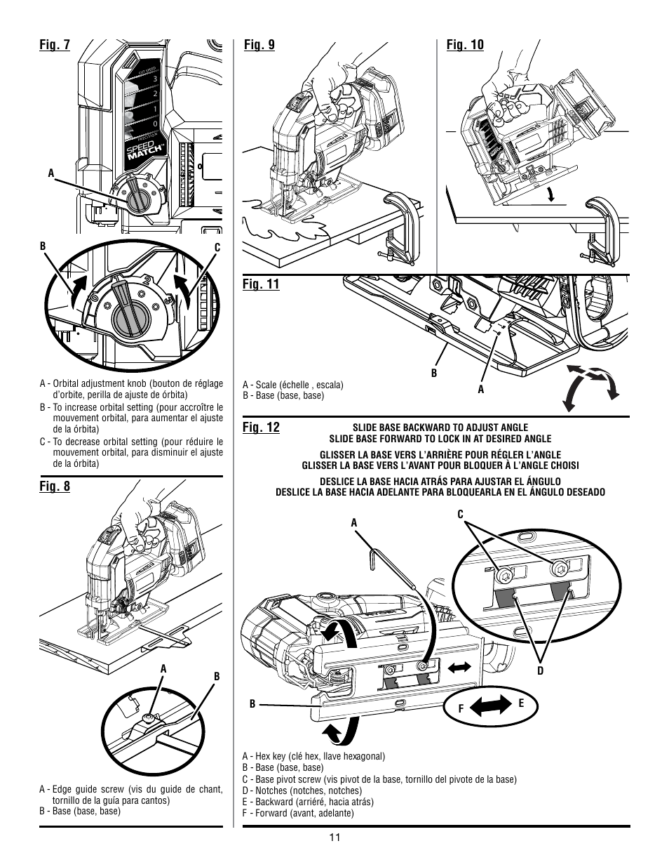 Fig. 8 fig. 7 | Ryobi P523 User Manual | Page 25 / 28