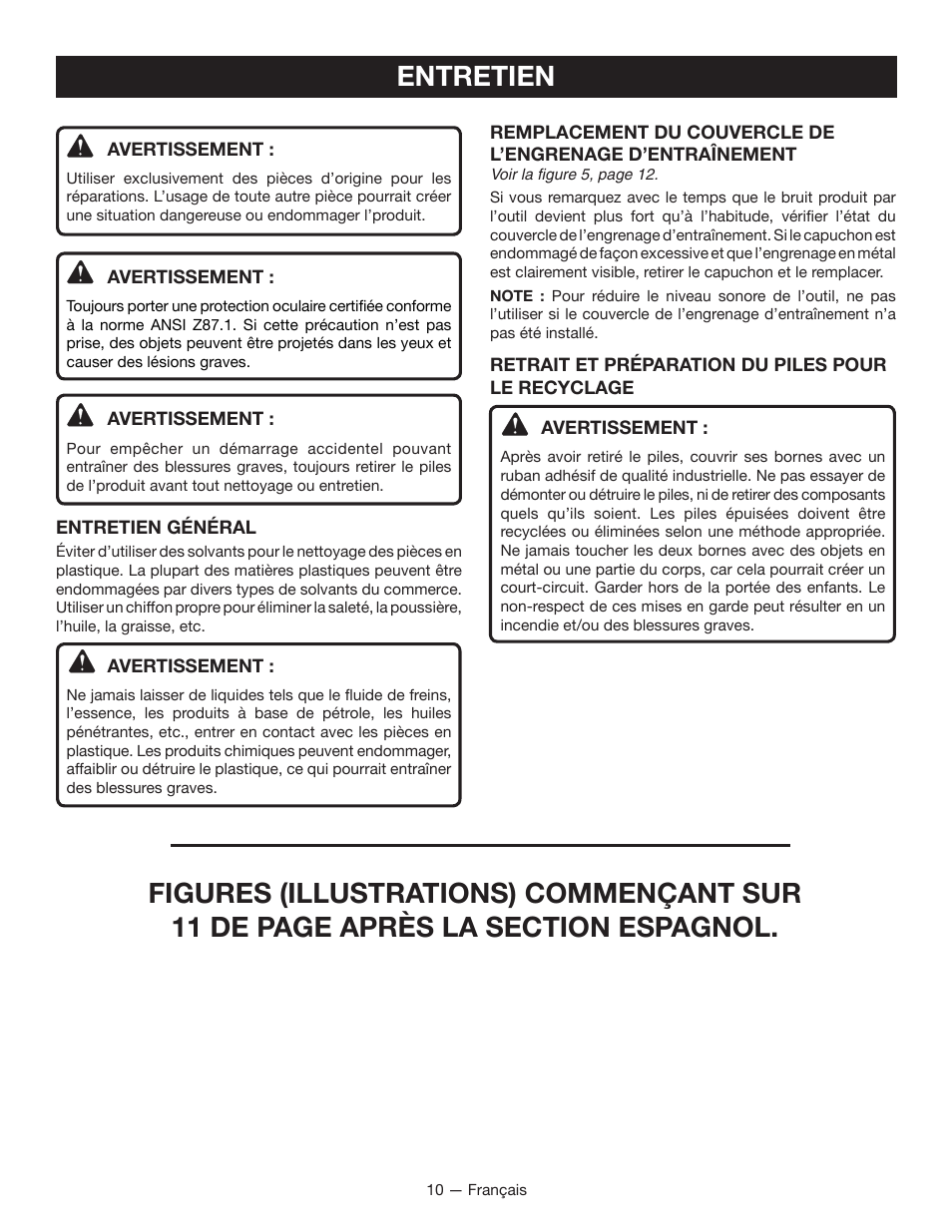 Ryobi P246 User Manual | Page 19 / 32