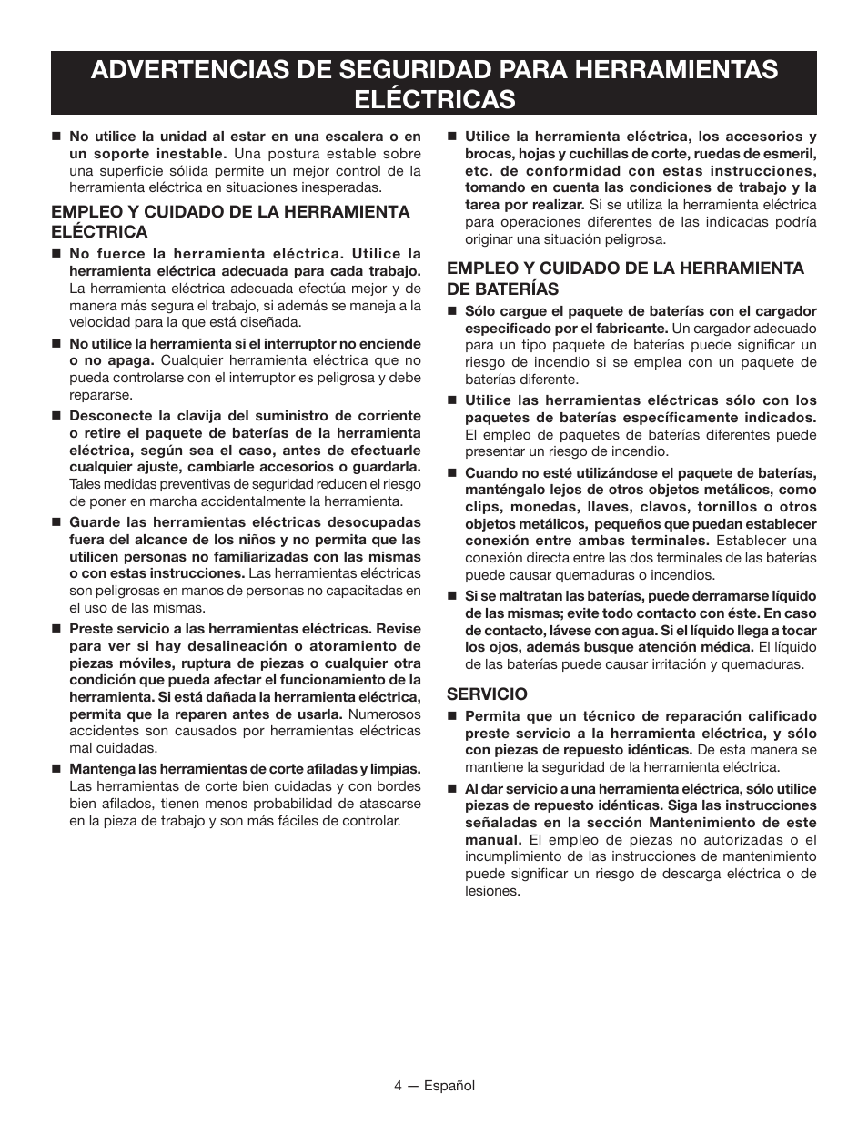 Ryobi P246 User Manual | Page 22 / 32