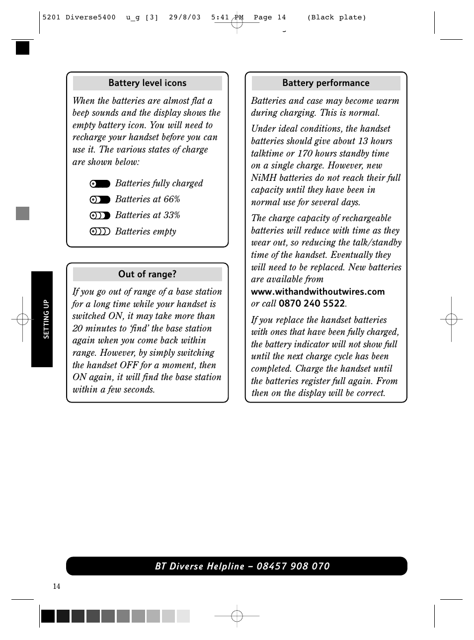 BT DIVERSE 5400 User Manual | Page 16 / 65