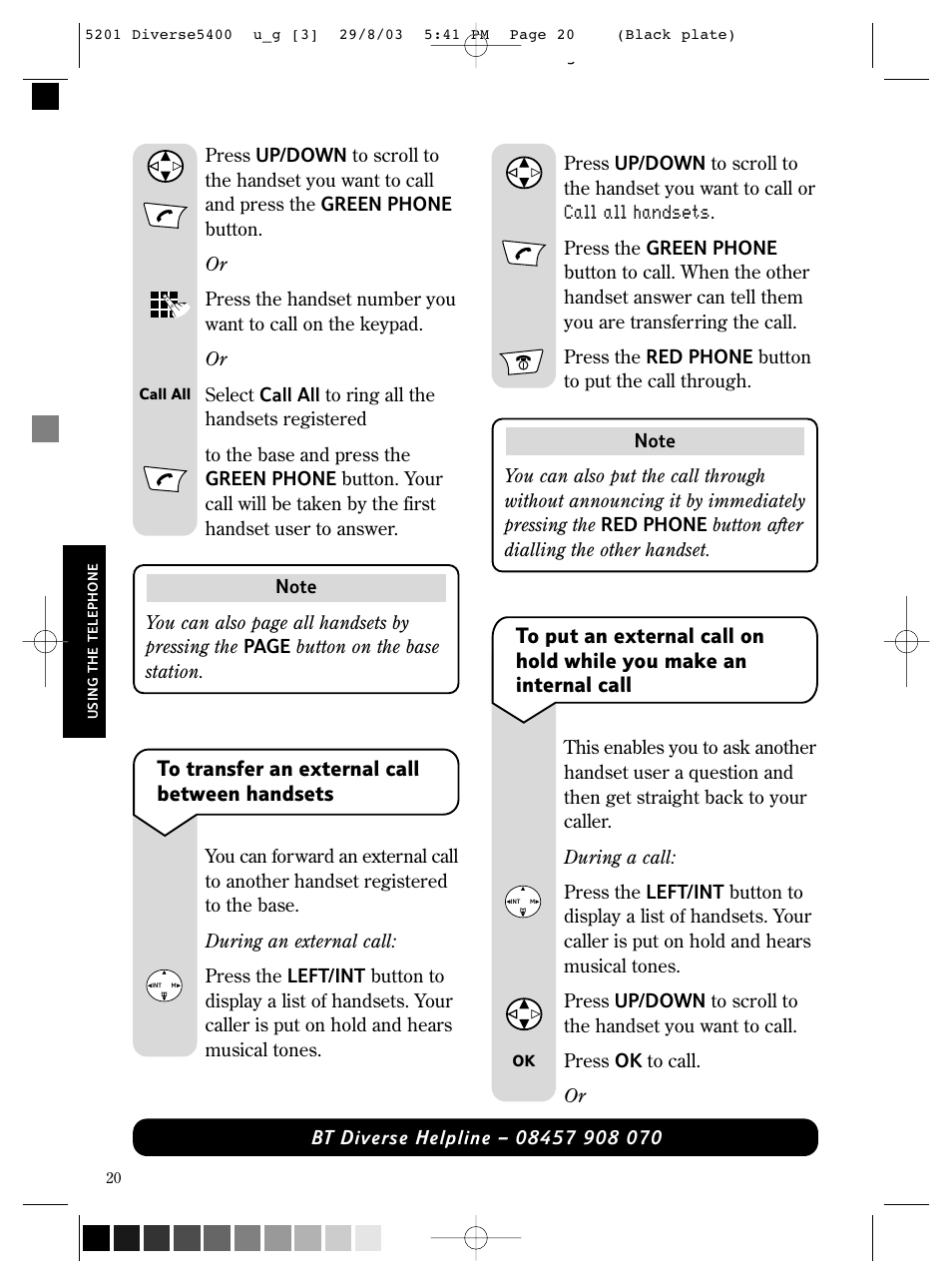 BT DIVERSE 5400 User Manual | Page 22 / 65