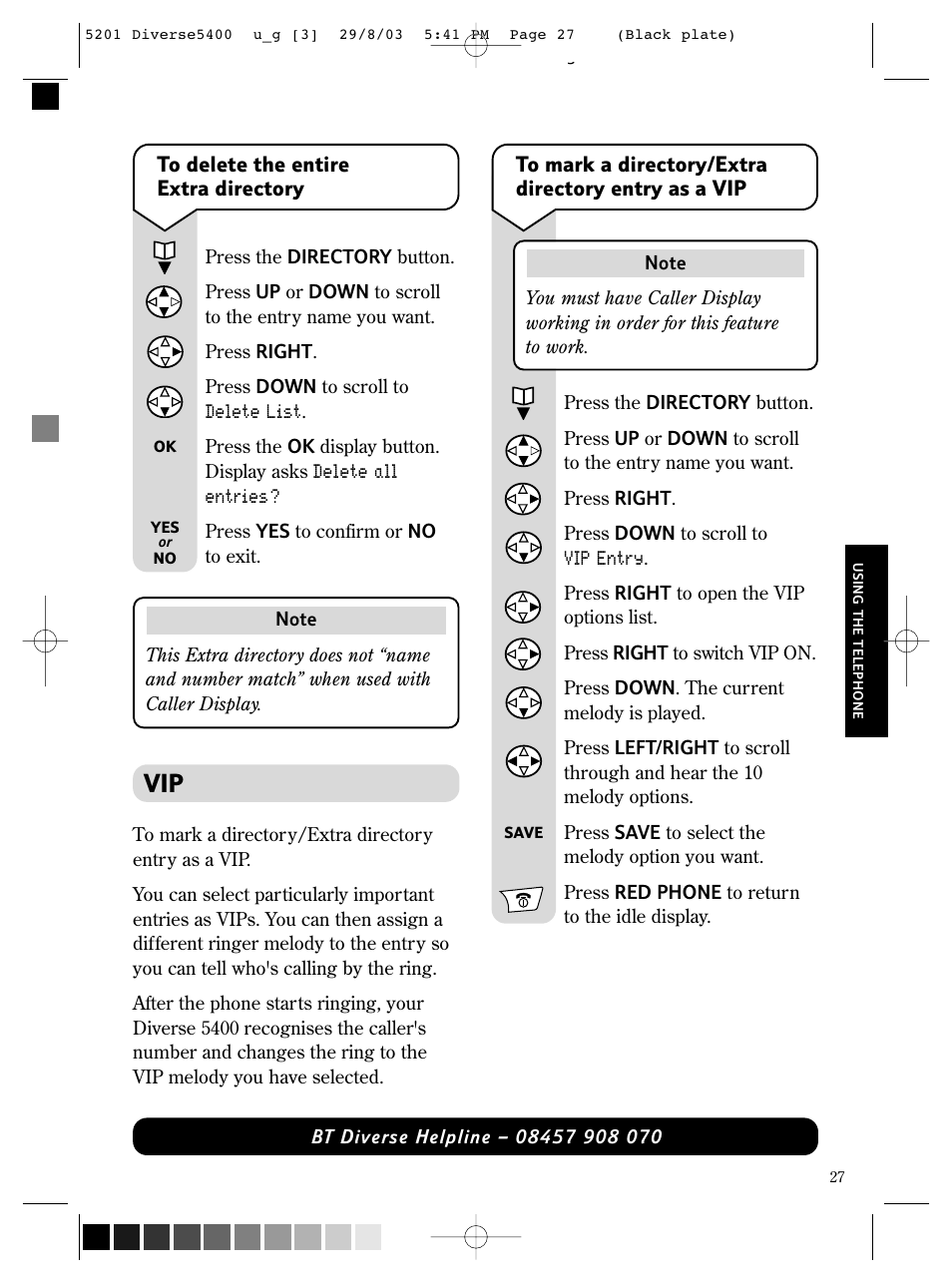 BT DIVERSE 5400 User Manual | Page 29 / 65