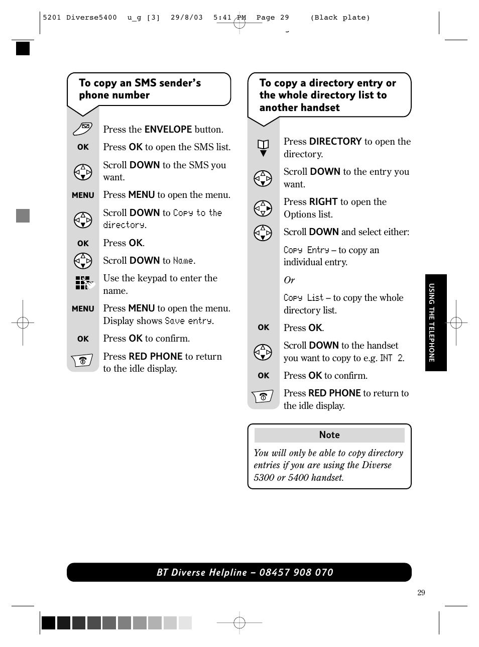 BT DIVERSE 5400 User Manual | Page 31 / 65