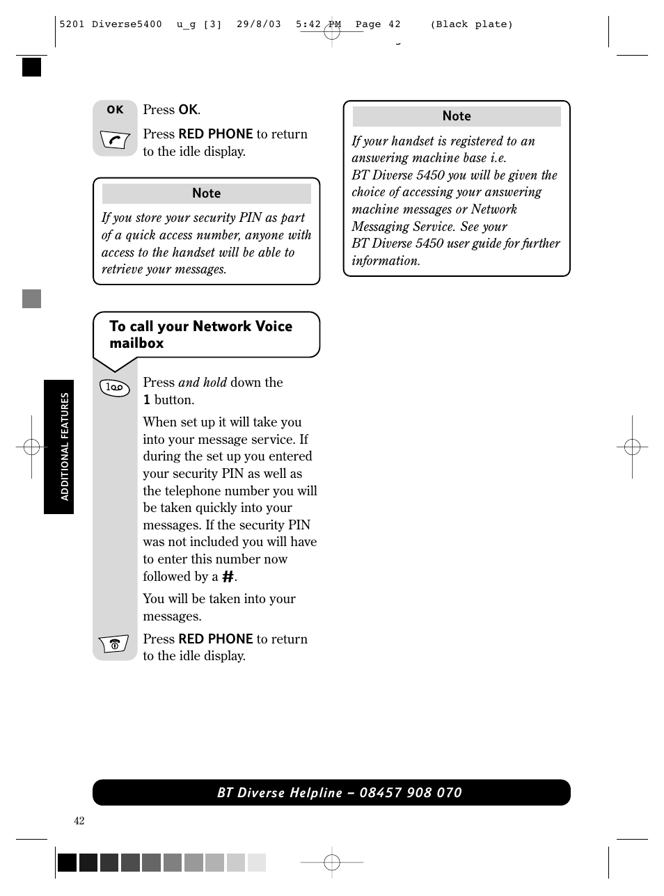 BT DIVERSE 5400 User Manual | Page 44 / 65