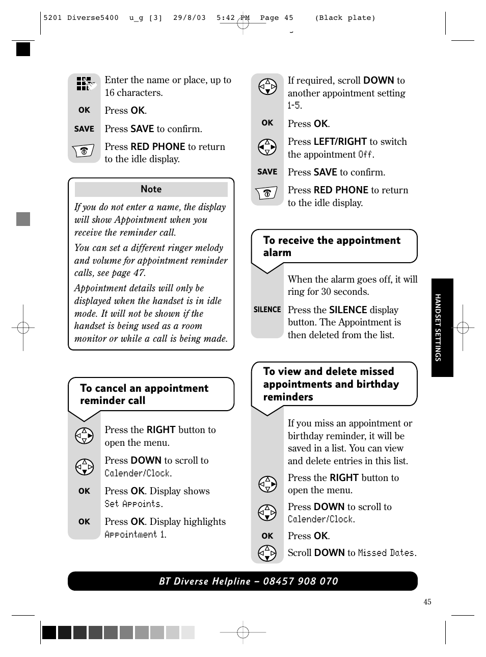 BT DIVERSE 5400 User Manual | Page 47 / 65