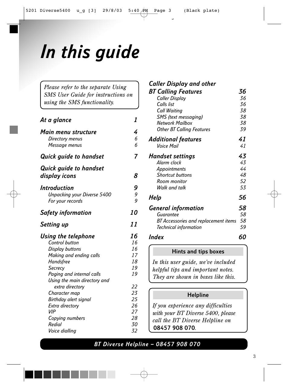 BT DIVERSE 5400 User Manual | Page 5 / 65