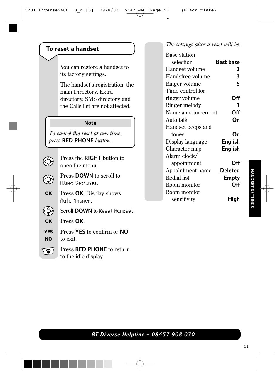 BT DIVERSE 5400 User Manual | Page 53 / 65