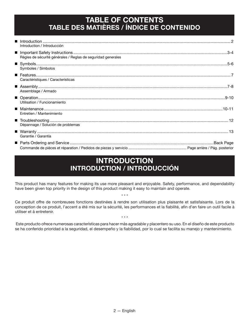 Ryobi RY40100 User Manual | Page 6 / 40