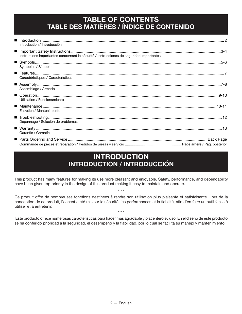 Ryobi RY40101 User Manual | Page 6 / 40