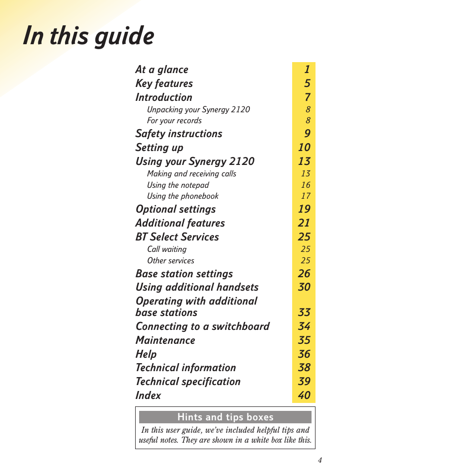 BT 2120 User Manual | Page 6 / 45