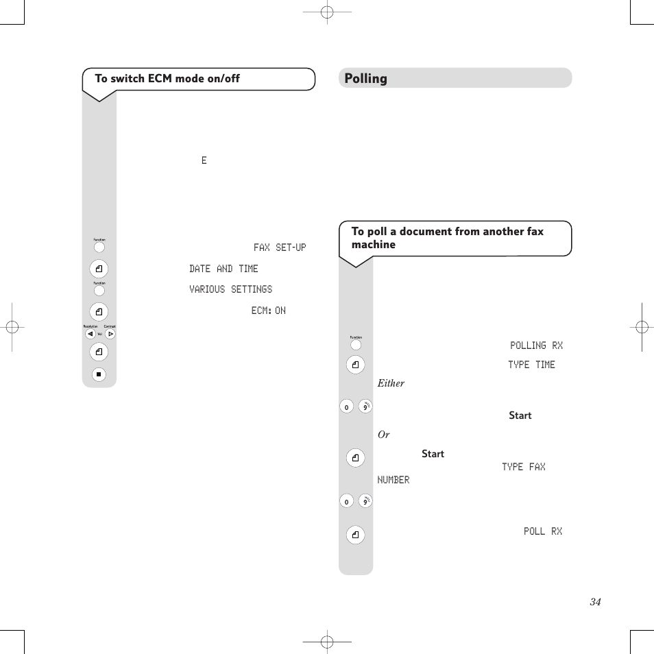 Polling | BT PaperJet 50e User Manual | Page 34 / 54