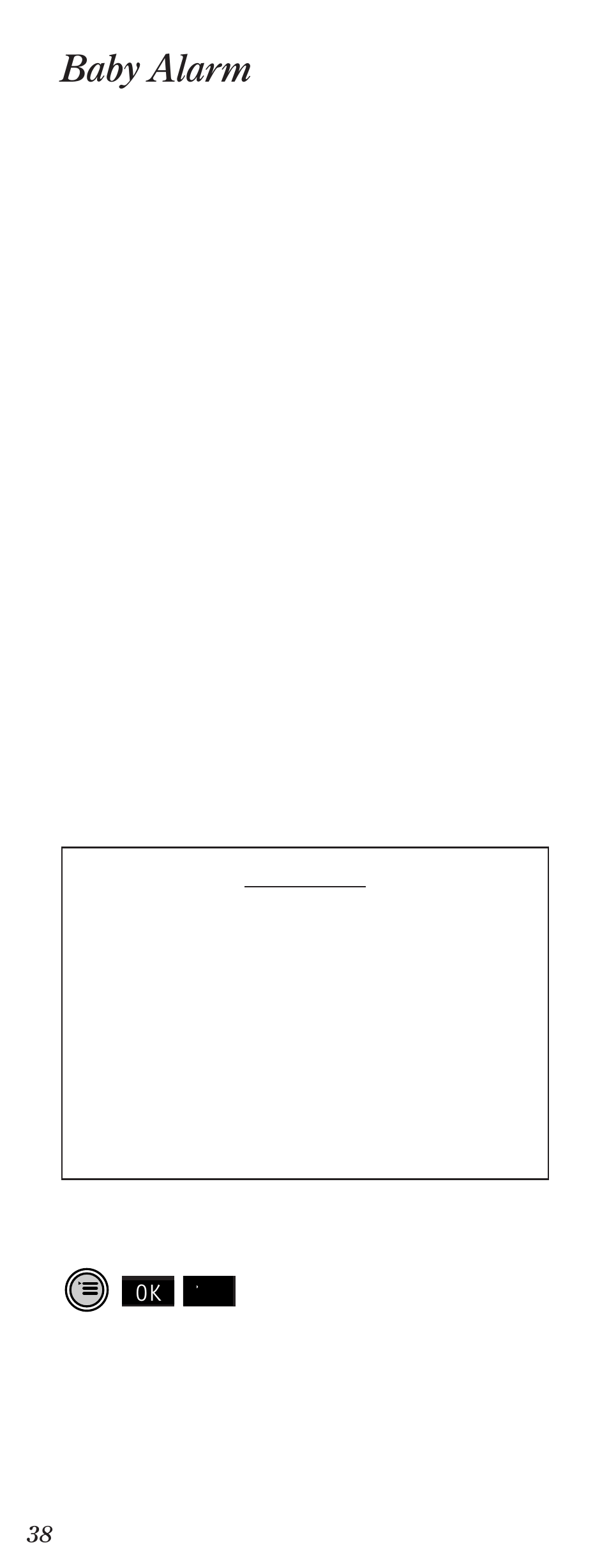 Baby alarm | BT Diverse 2000 User Manual | Page 40 / 61