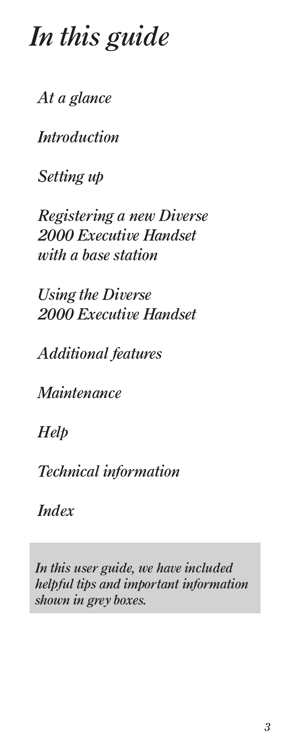 BT Diverse 2000 User Manual | Page 5 / 61