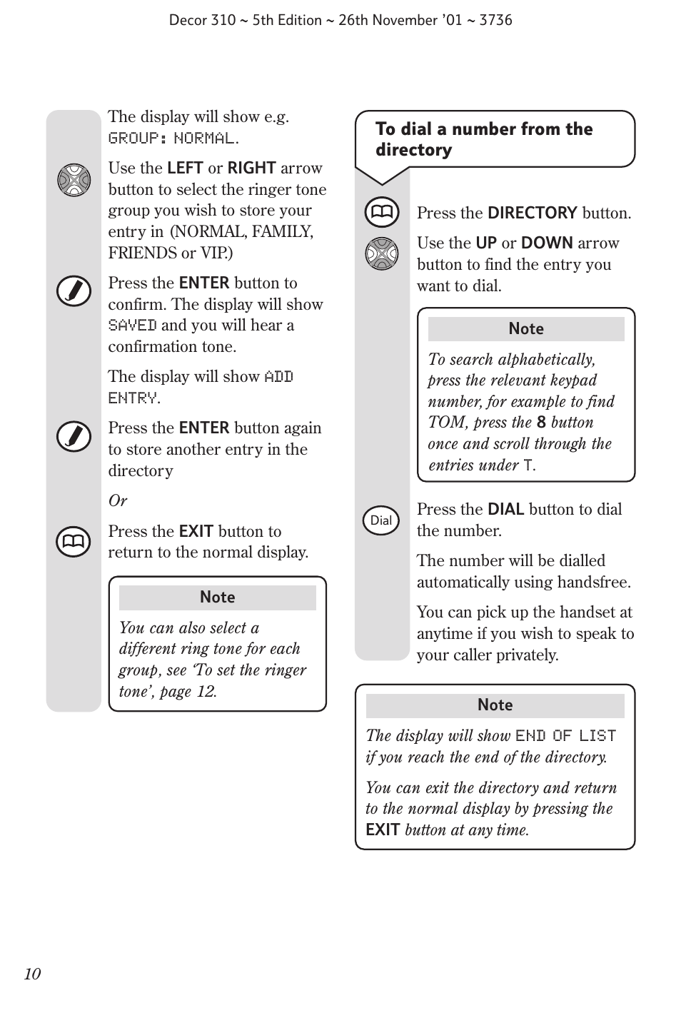 BT 310 User Manual | Page 11 / 28