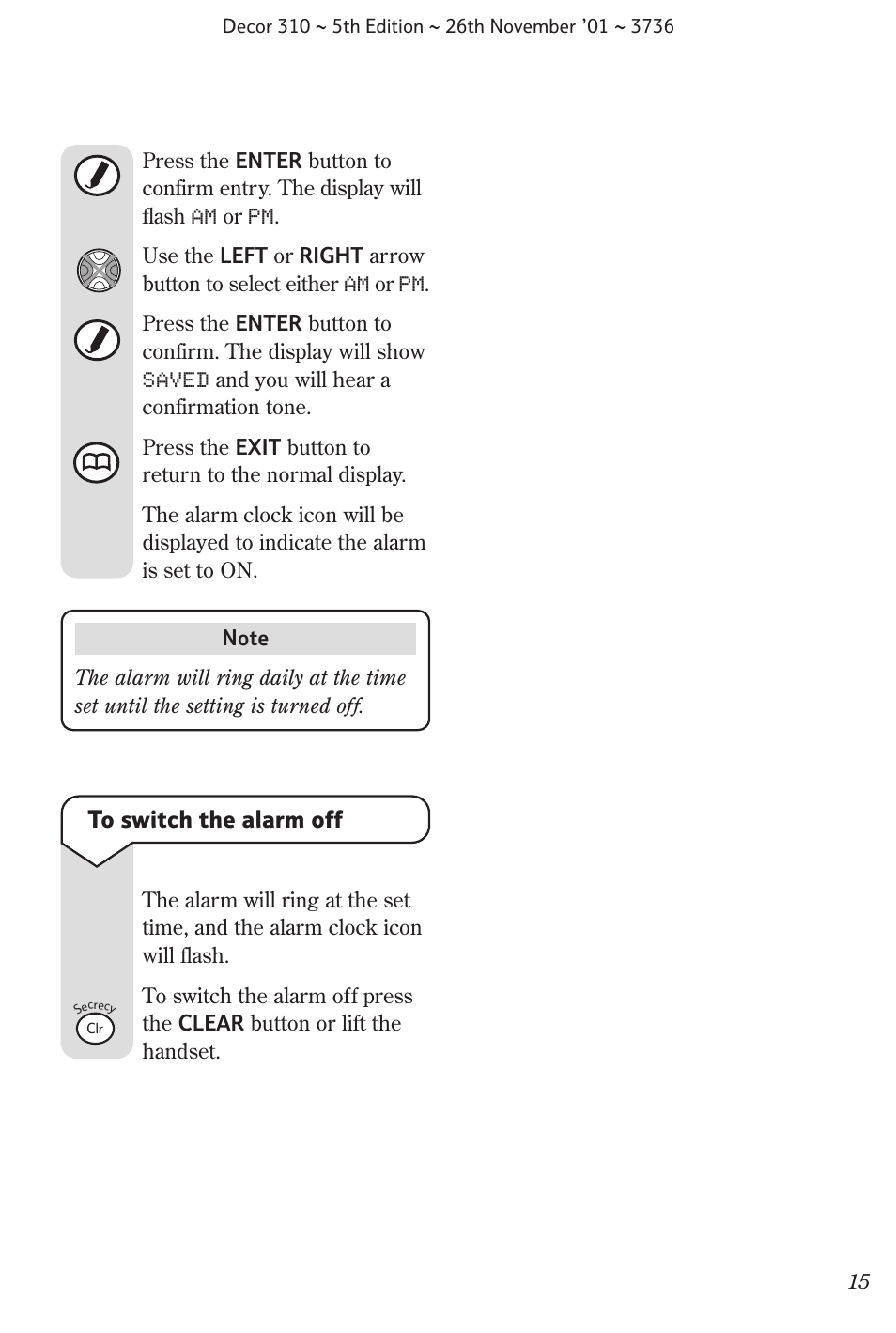 BT 310 User Manual | Page 16 / 28