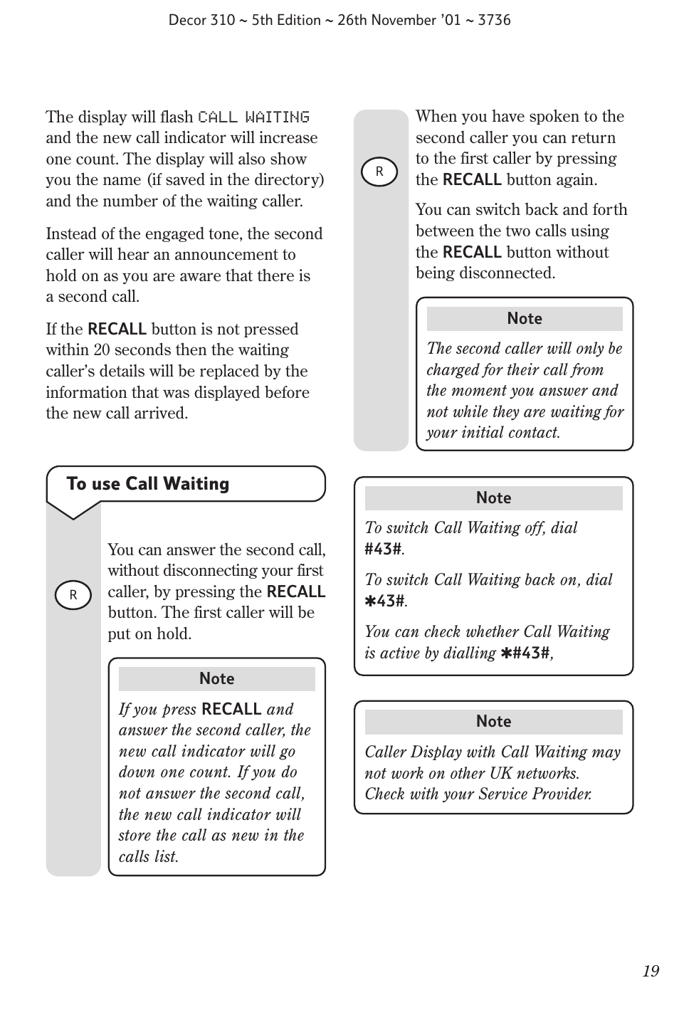 BT 310 User Manual | Page 20 / 28