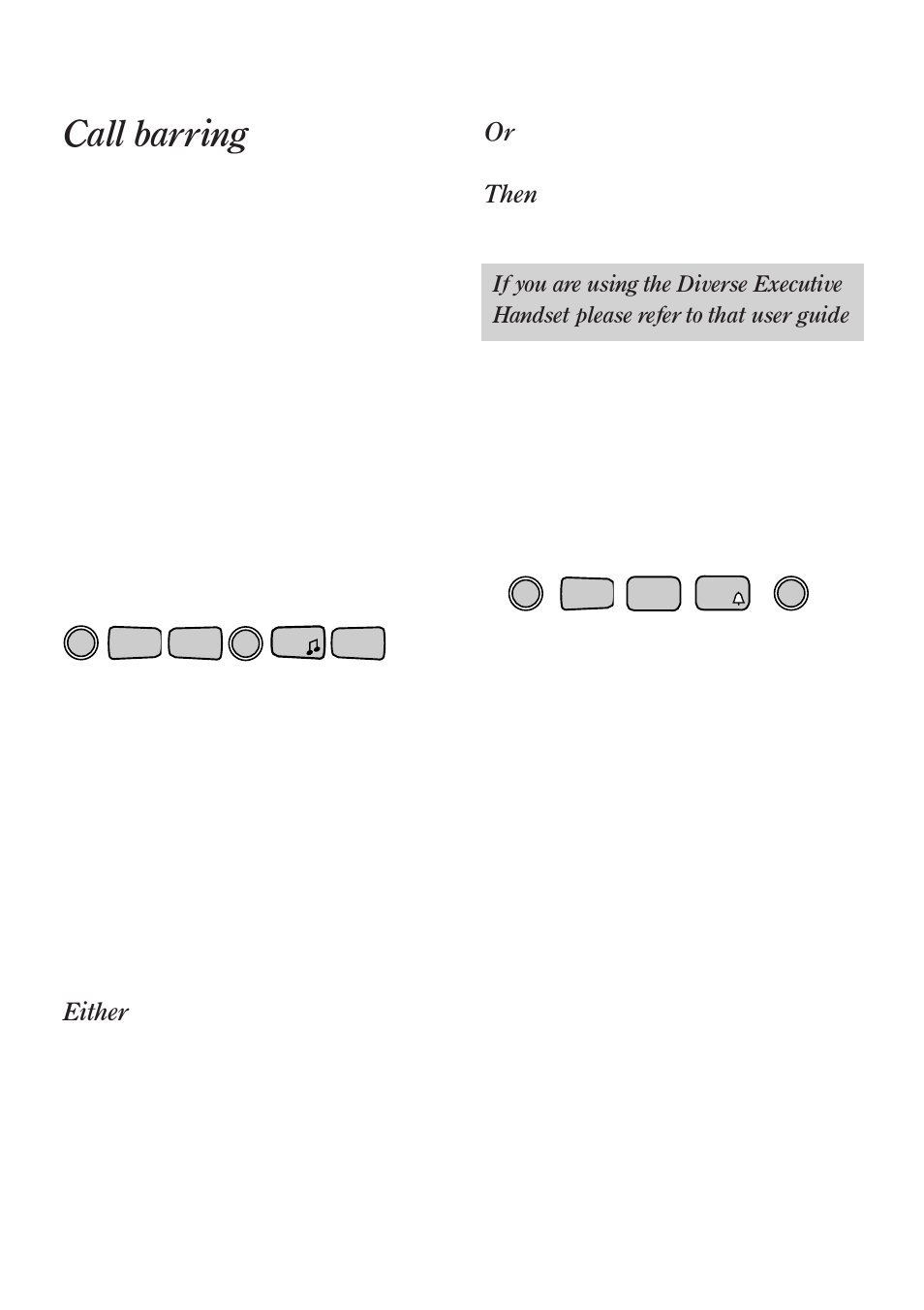 Call barring | BT Quartet Diverse 2015 User Manual | Page 26 / 70