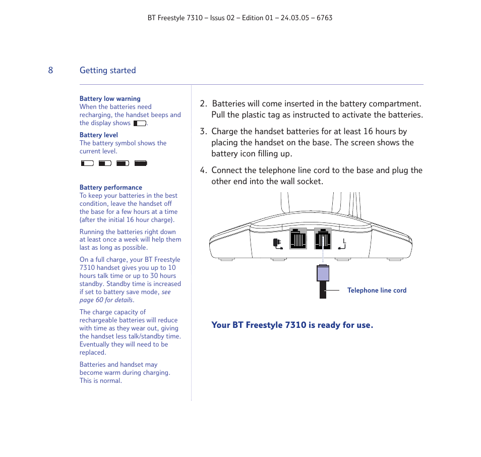 BT FREESTYLE 7310 User Manual | Page 8 / 84