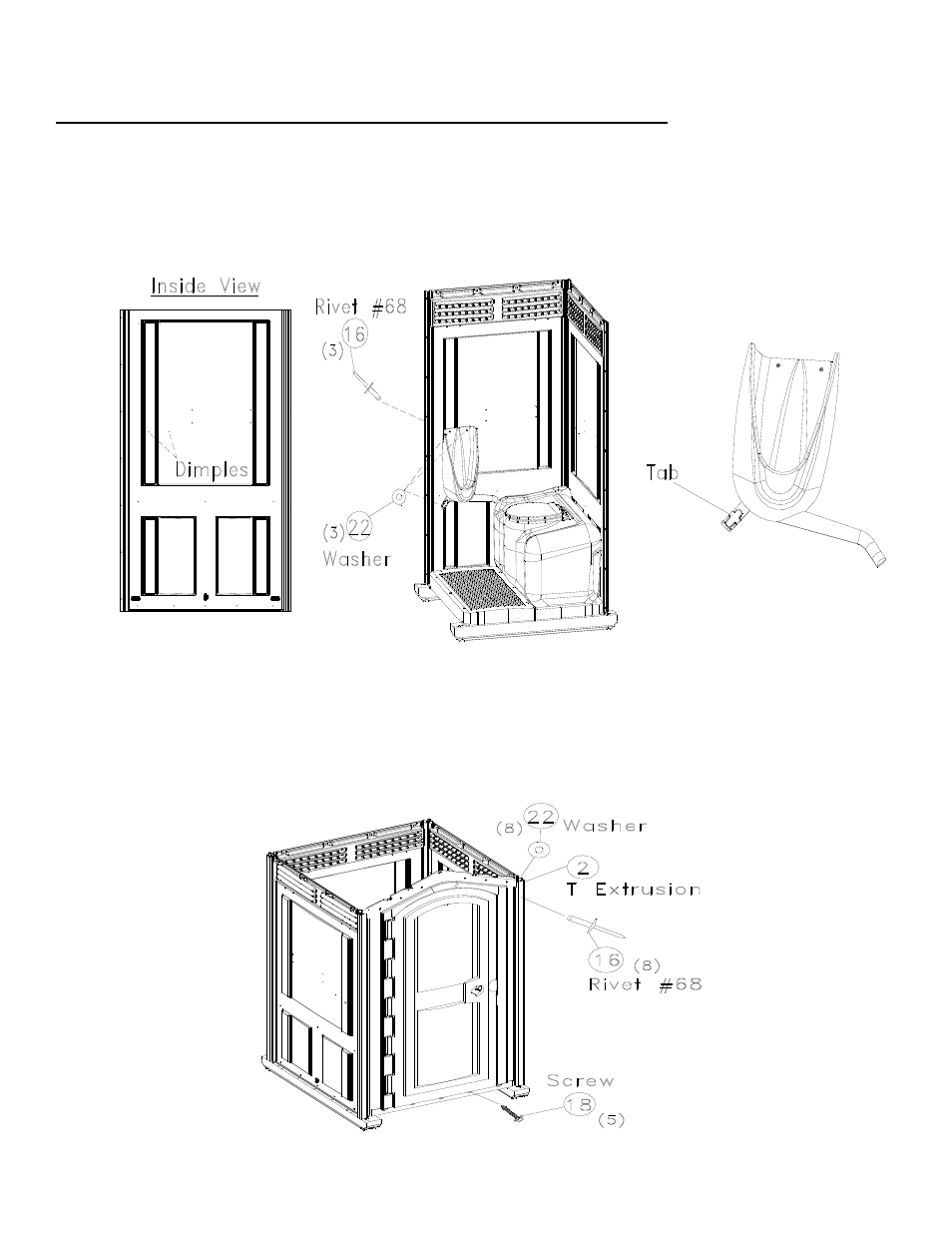 Notice: temporary change, see addendum. step 5, Step 6 | Satellite Global (T Extrusion) User Manual | Page 6 / 8