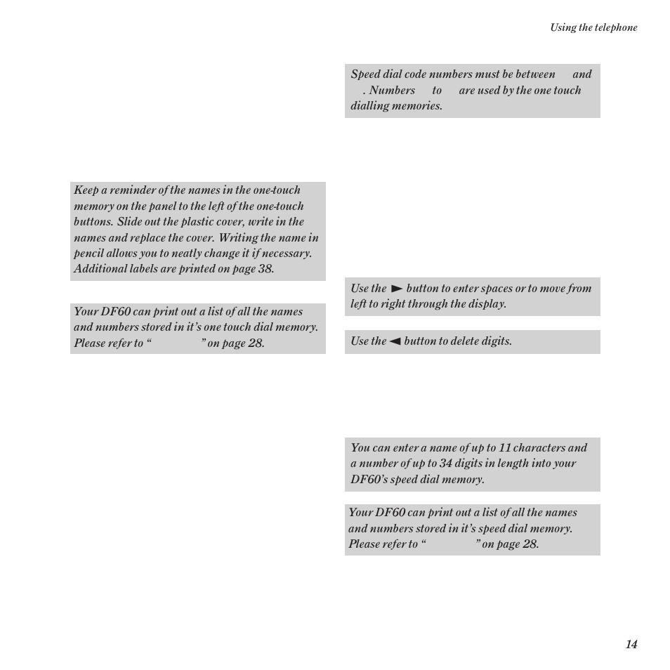 BT DF60 User Manual | Page 17 / 42