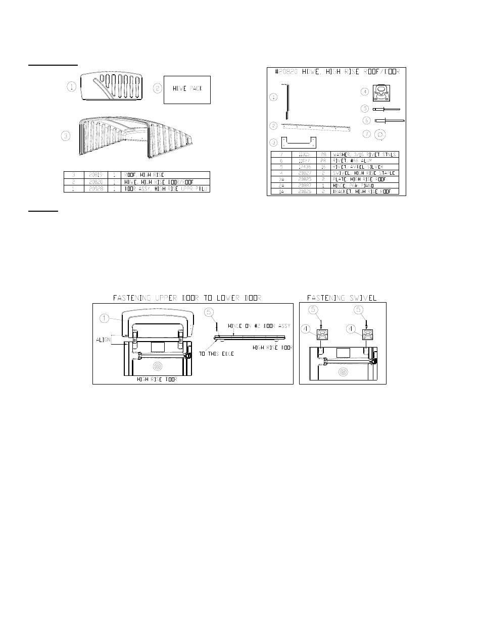 Satellite High Rise Roof User Manual | 2 pages