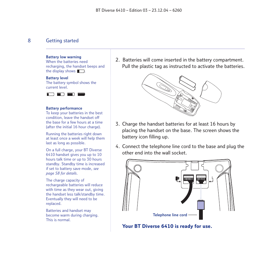 BT DIVERSE 6410 User Manual | Page 8 / 82