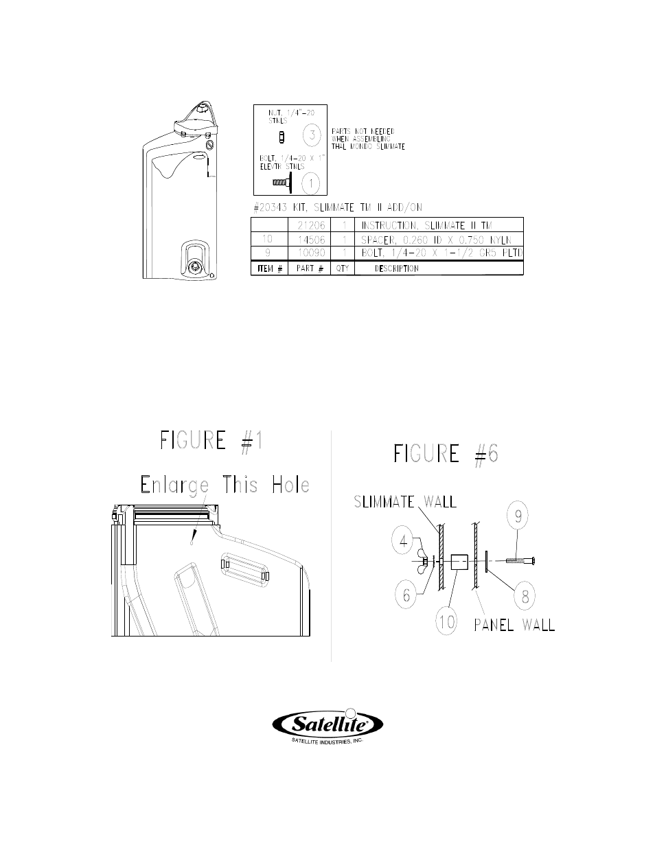 Satellite Slimmate 2 User Manual | 1 page