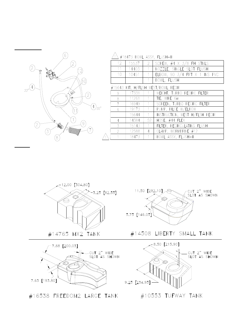 Satellite Western Flush 2 User Manual | 2 pages