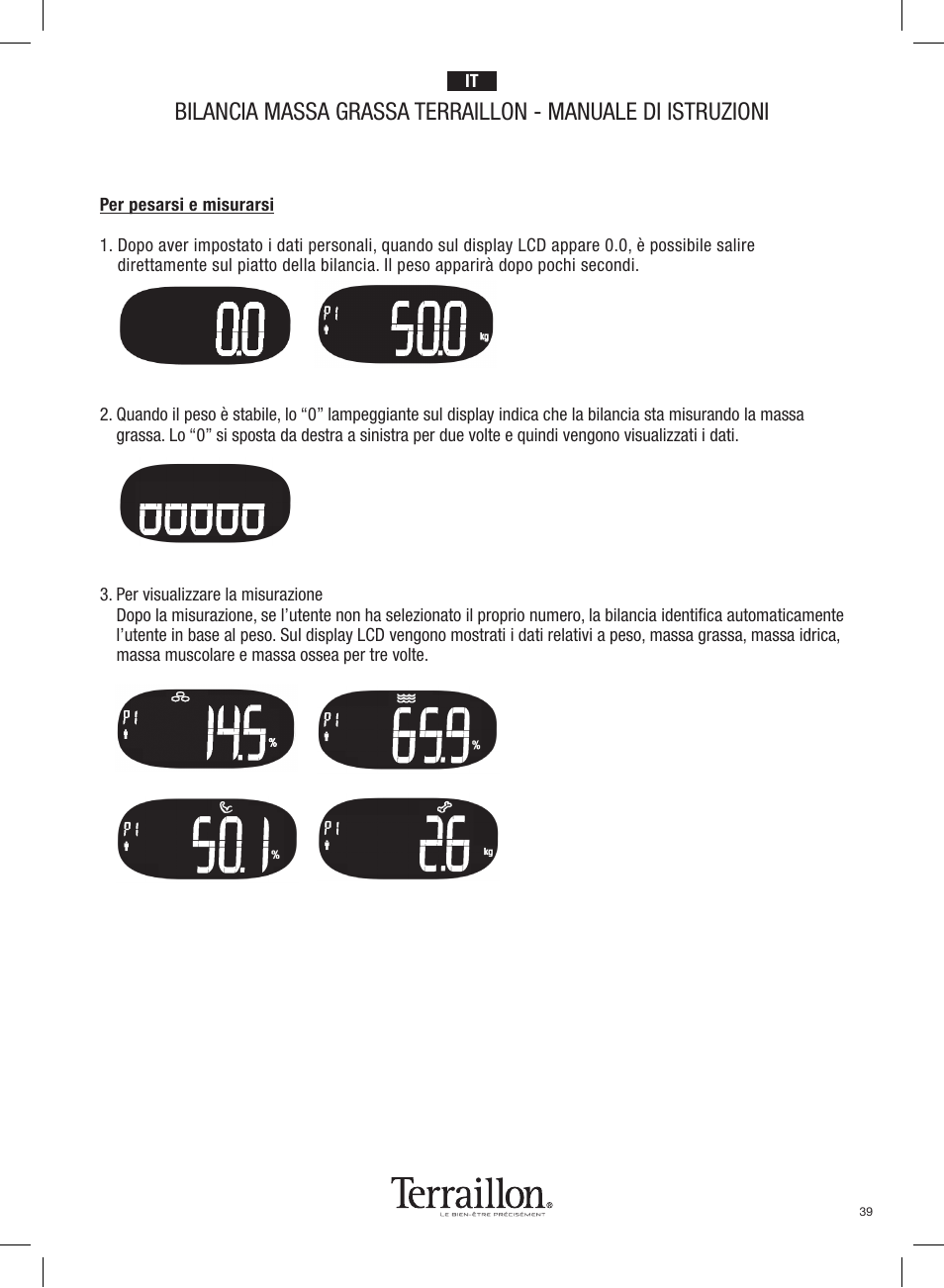 Terraillon Pop Coach User Manual | Page 39 / 60