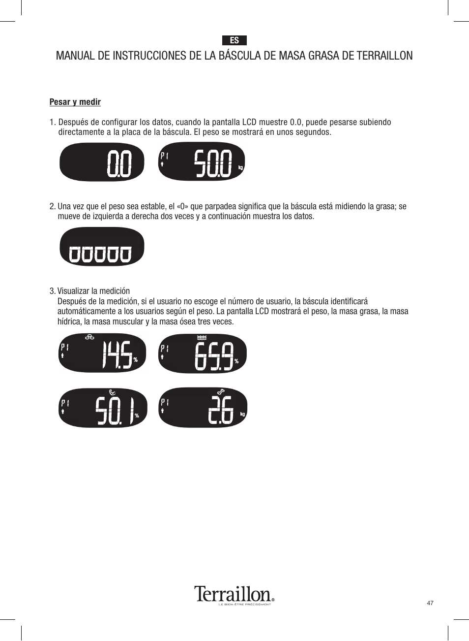 Terraillon Pop Coach User Manual | Page 47 / 60