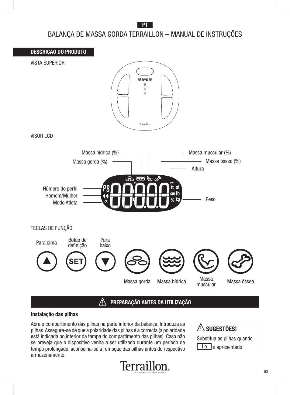 Terraillon Pop Coach User Manual | Page 53 / 60