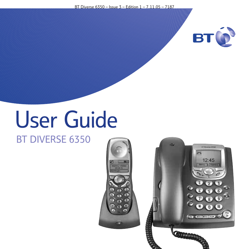 BT Diverse 6350 User Manual | 96 pages