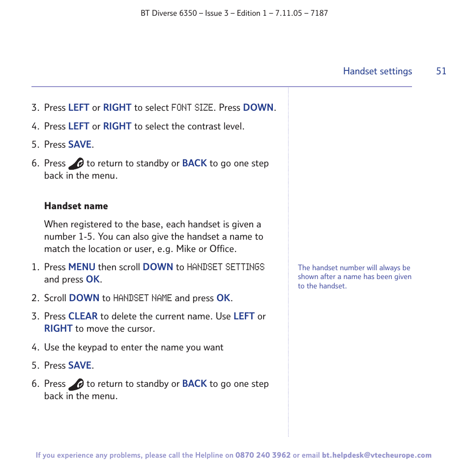 BT Diverse 6350 User Manual | Page 51 / 96