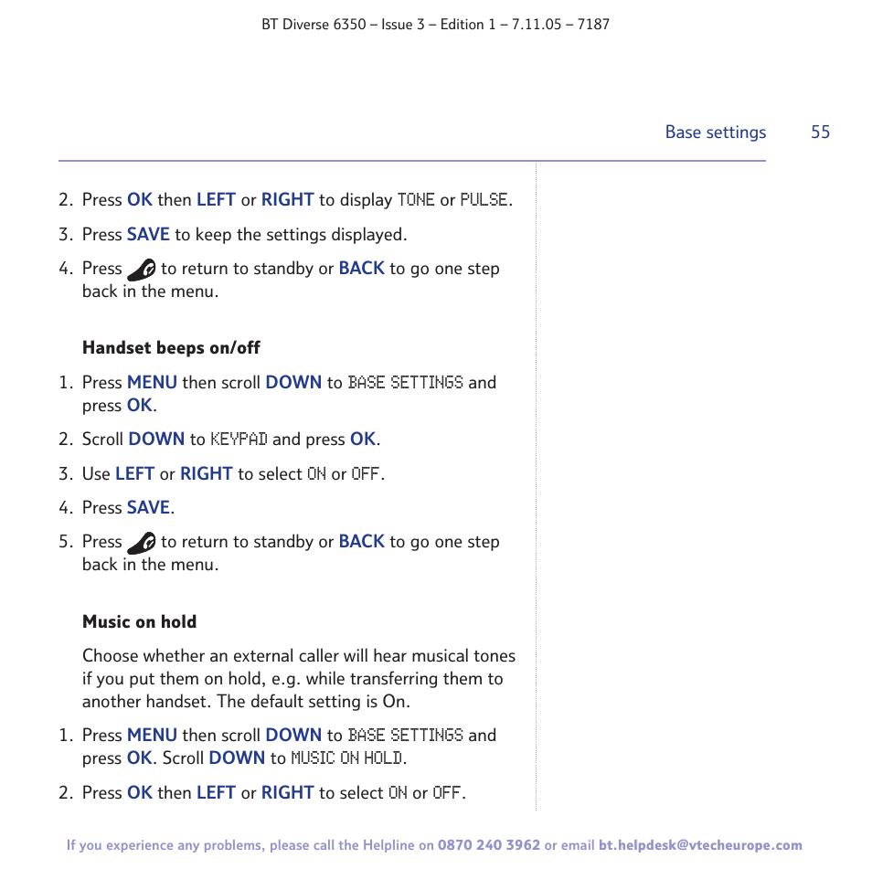 BT Diverse 6350 User Manual | Page 55 / 96