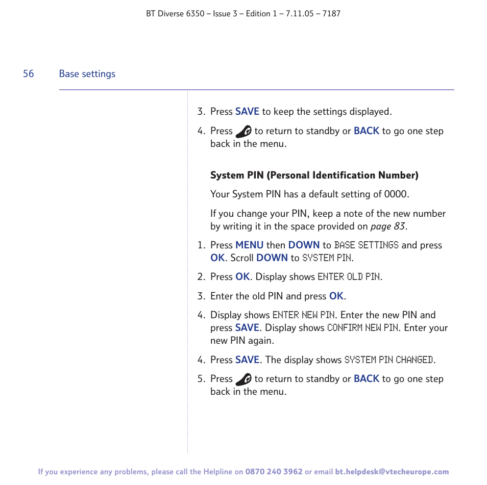 BT Diverse 6350 User Manual | Page 56 / 96