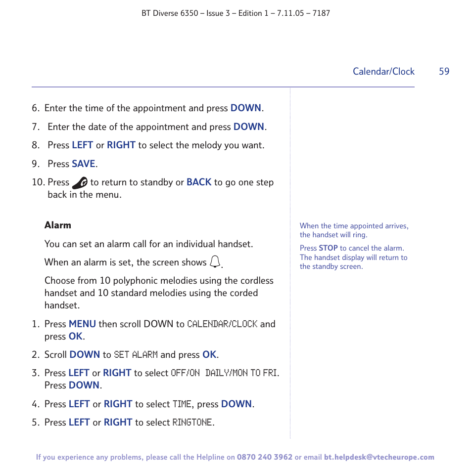 BT Diverse 6350 User Manual | Page 59 / 96