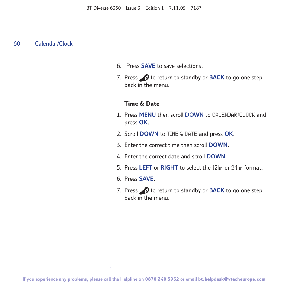 BT Diverse 6350 User Manual | Page 60 / 96