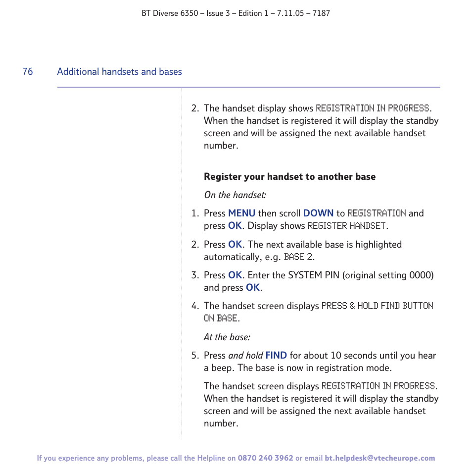 BT Diverse 6350 User Manual | Page 76 / 96