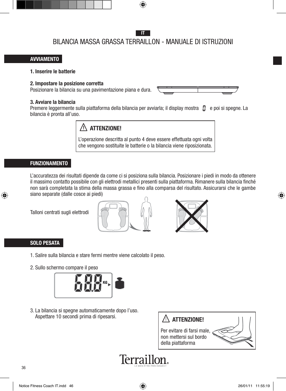 Terraillon Fitness Coach Style User Manual | Page 36 / 64