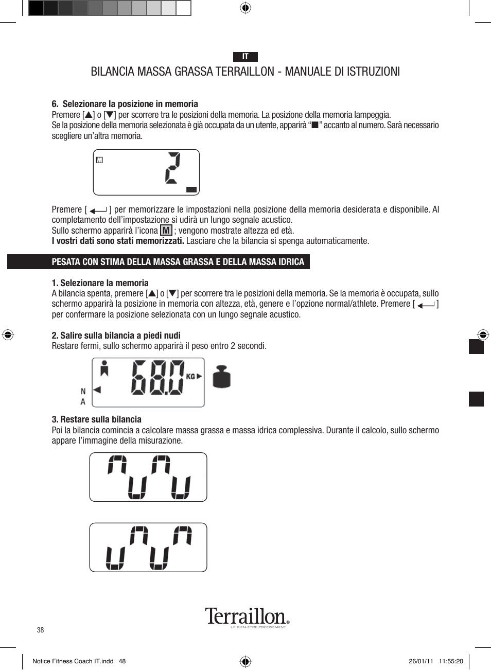 Terraillon Fitness Coach Style User Manual | Page 38 / 64