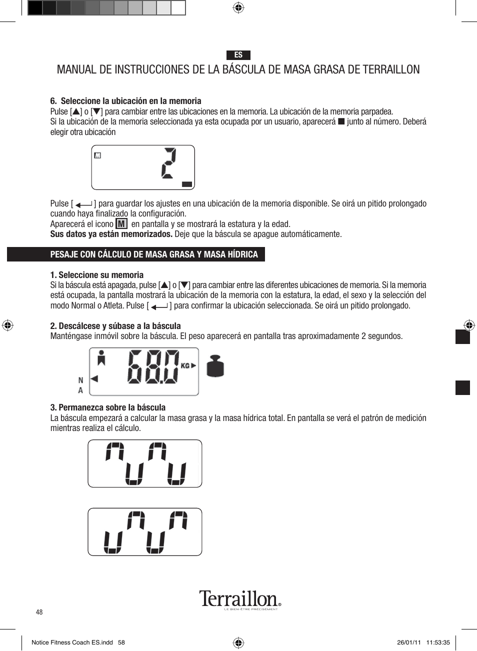 Terraillon Fitness Coach Style User Manual | Page 48 / 64