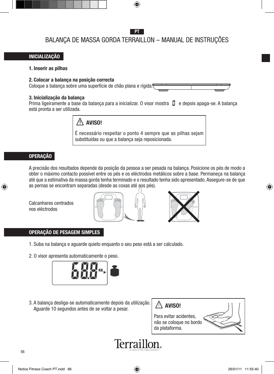 Terraillon Fitness Coach Style User Manual | Page 56 / 64